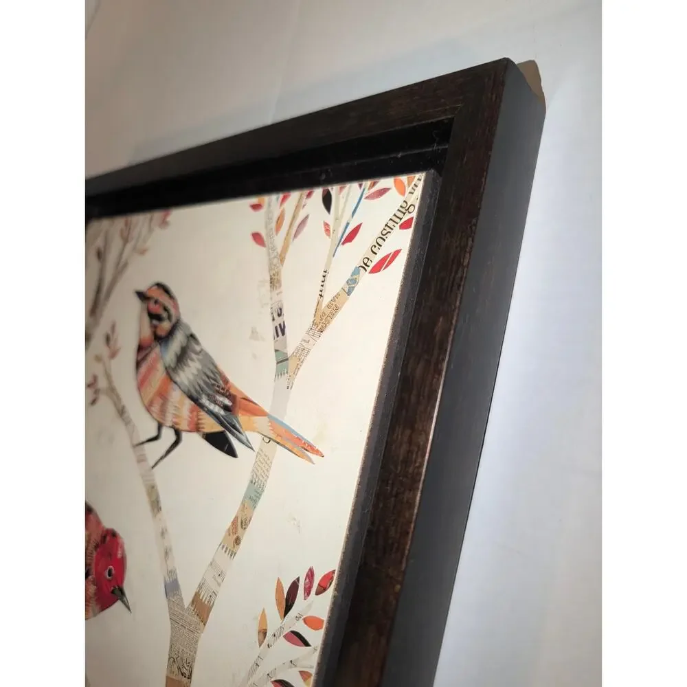 The Warblers & Warblers II by Dolan Geiman Wall Art Printed on Wooden Frame